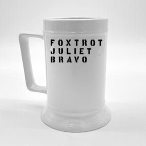 FJB Fuck Biden Military Anti Biden Beer Stein