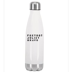 FJB Fuck Biden Military Anti Biden Stainless Steel Insulated Water Bottle