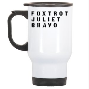 FJB Fuck Biden Military Anti Biden Stainless Steel Travel Mug