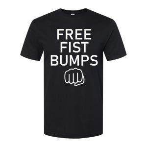 Free Fist Bumps Funny Jokes Softstyle CVC T-Shirt