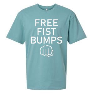 Free Fist Bumps Funny Jokes Sueded Cloud Jersey T-Shirt