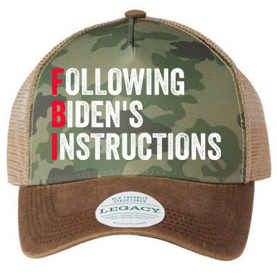 FBI Following Bidens Instructions Apparel Legacy Tie Dye Trucker Hat