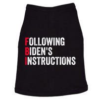 FBI Following Bidens Instructions Apparel Doggie Tank