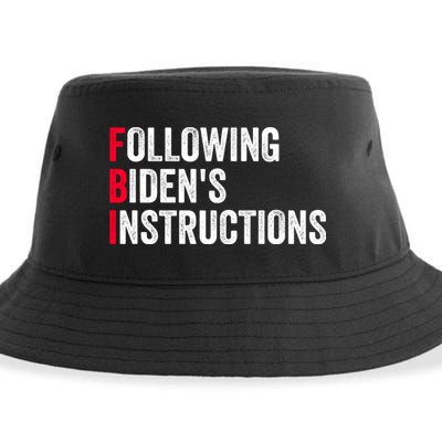 FBI Following Bidens Instructions Apparel Sustainable Bucket Hat