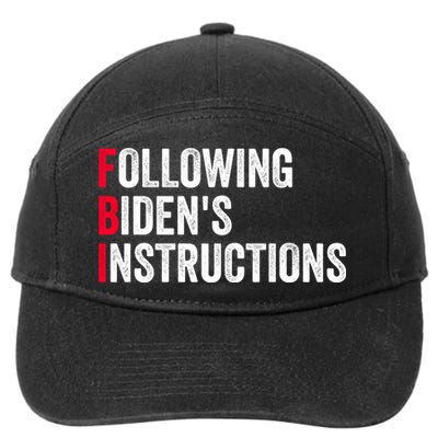 FBI Following Bidens Instructions Apparel 7-Panel Snapback Hat