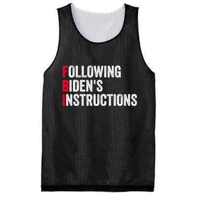 FBI Following Bidens Instructions Apparel Mesh Reversible Basketball Jersey Tank