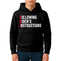 FBI Following Bidens Instructions Apparel Kids Hoodie