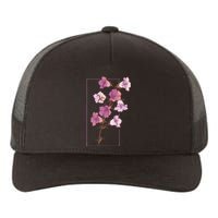 Floral Flower Bellflower Campanula Wildflower Yupoong Adult 5-Panel Trucker Hat