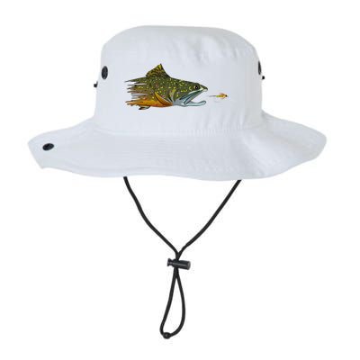 Fly Fishing Brook Trout Dry Fly Tying Fisher Gift Legacy Cool Fit Booney Bucket Hat