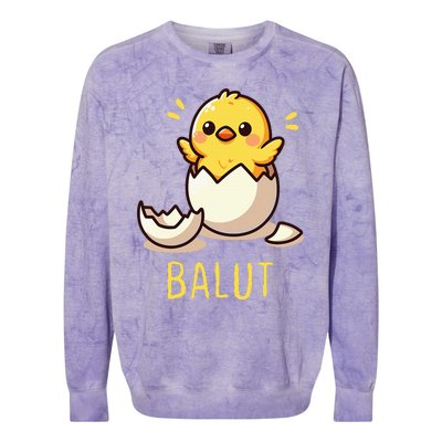 Funny Filipino Balut Balut Eggs Colorblast Crewneck Sweatshirt