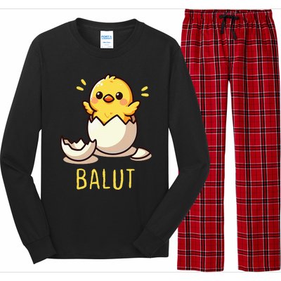 Funny Filipino Balut Balut Eggs Long Sleeve Pajama Set