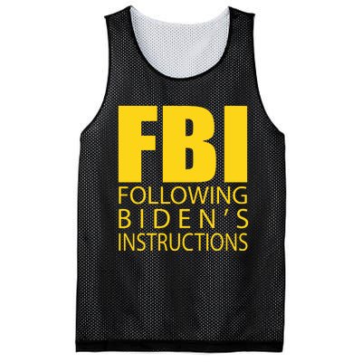 Fbi Following Biden’s Instructions Mesh Reversible Basketball Jersey Tank