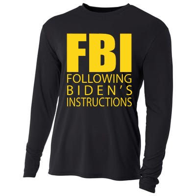 Fbi Following Biden’s Instructions Cooling Performance Long Sleeve Crew