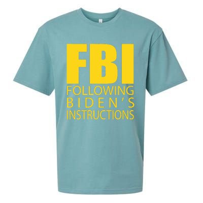 Fbi Following Biden’s Instructions Sueded Cloud Jersey T-Shirt