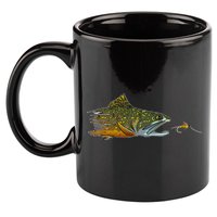 Fly Fishing Brook Trout Dry Fly Tying Fisher Gift 11oz C Handle Ceramic Mug