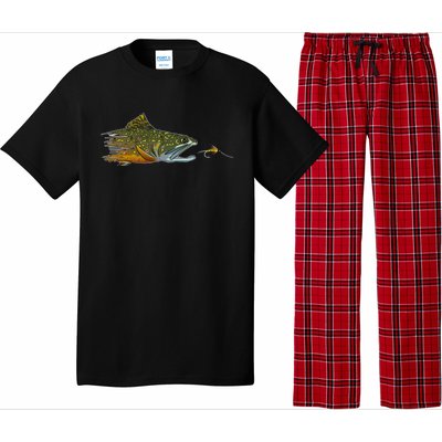 Fly Fishing Brook Trout Dry Fly Tying Fisher Gift Pajama Set