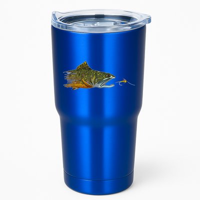 Fly Fishing Brook Trout Dry Fly Tying Fisher Gift Tumbler