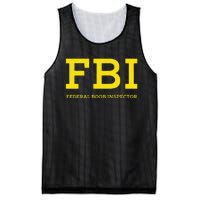 Fbi Federal Boob Inspector Funny Saying Mesh Reversible Basketball Jersey Tank