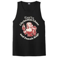 Funny Fueled By Christmas Cheer And Female Rage Patriarchy PosiCharge Competitor Tank