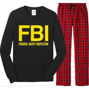 Fbi Federal Booty Inspector X Only Love Date Fans Irony Long Sleeve Pajama Set