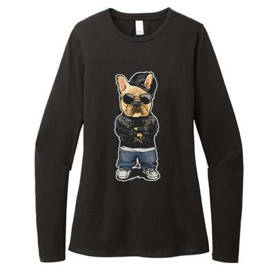 frenchie french bulldog frenchie mom dog pug bull Womens CVC Long Sleeve Shirt