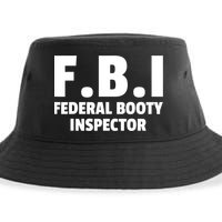 FBI Federal Booty Inspector Funny Sustainable Bucket Hat