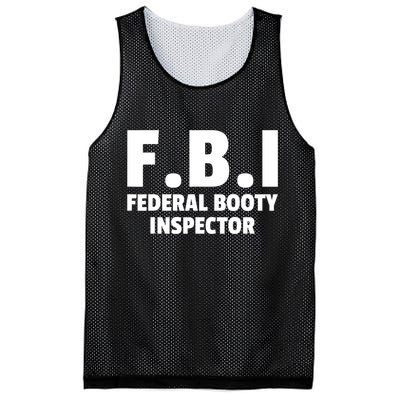 FBI Federal Booty Inspector Funny Mesh Reversible Basketball Jersey Tank