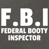 FBI Federal Booty Inspector Funny Cotton Canvas Backpack