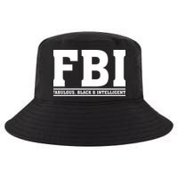 FBI Fabulous Black And Intelligent Cool Comfort Performance Bucket Hat
