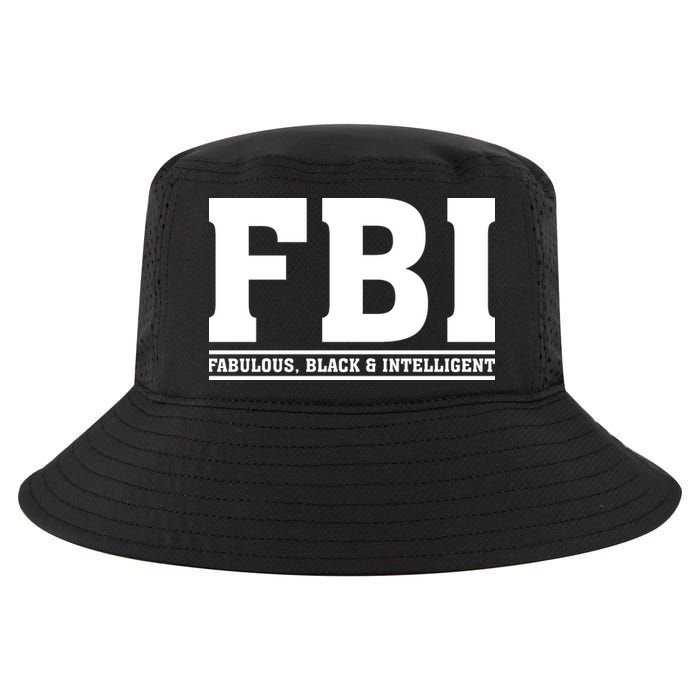 FBI Fabulous Black And Intelligent Cool Comfort Performance Bucket Hat