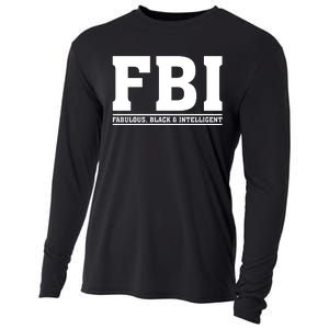 FBI Fabulous Black And Intelligent Cooling Performance Long Sleeve Crew