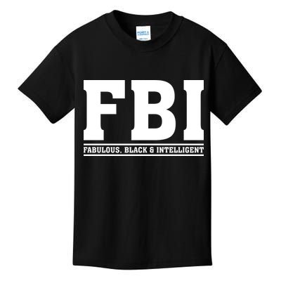 FBI Fabulous Black And Intelligent Kids T-Shirt