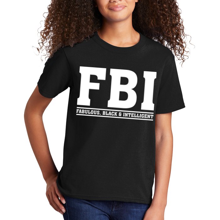 FBI Fabulous Black And Intelligent Kids T-Shirt