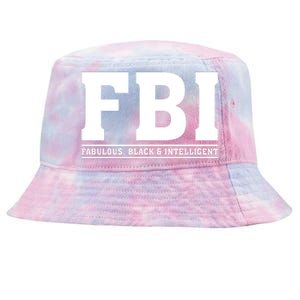 FBI Fabulous Black And Intelligent Tie-Dyed Bucket Hat