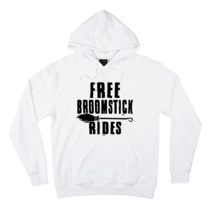 Funny Free Broomstick Rides Halloween Witch Wizard Hoodie