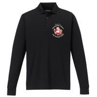 Funny Fueled By Christmas Cheer And Female Rage Patriarchy Performance Long Sleeve Polo