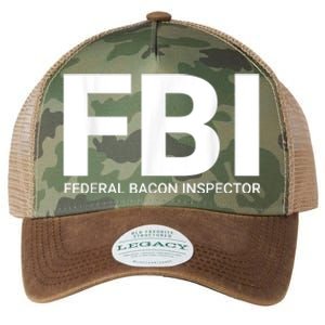 FBI Federal Bacon Inspector Funny Bacon Legacy Tie Dye Trucker Hat