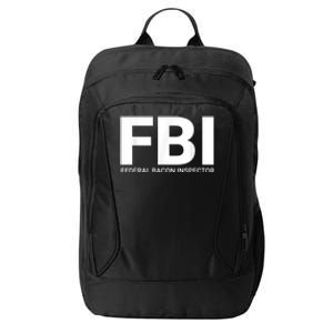 FBI Federal Bacon Inspector Funny Bacon City Backpack