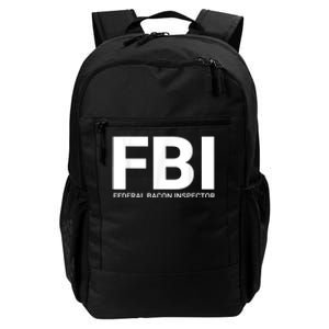 FBI Federal Bacon Inspector Funny Bacon Daily Commute Backpack