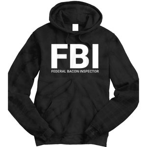 FBI Federal Bacon Inspector Funny Bacon Tie Dye Hoodie