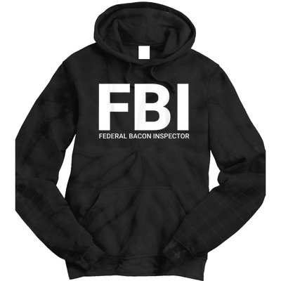 FBI Federal Bacon Inspector Funny Bacon Tie Dye Hoodie