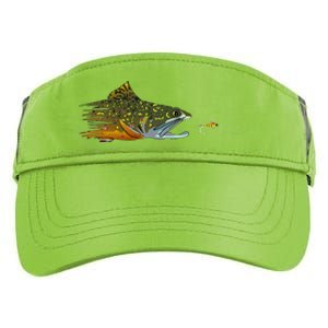 Fly Fishing Brook Trout Dry Fly Tying Fisherman Adult Drive Performance Visor