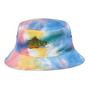 Fly Fishing Brook Trout Dry Fly Tying Fisherman Tie Dye Newport Bucket Hat