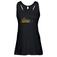 Fly Fishing Brook Trout Dry Fly Tying Fisherman Ladies Essential Flowy Tank