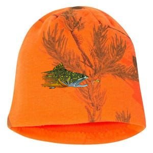 Fly Fishing Brook Trout Dry Fly Tying Fisherman Kati - Camo Knit Beanie