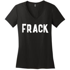 Frack Funny Best Friend Buddy Partner In Crime Matching Women's V-Neck T-Shirt