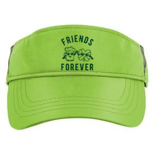 FRIENDS FOREVER BEER AND CLOVER Adult Drive Performance Visor