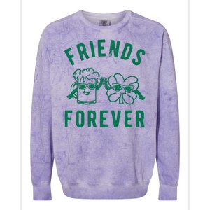 FRIENDS FOREVER BEER AND CLOVER Colorblast Crewneck Sweatshirt