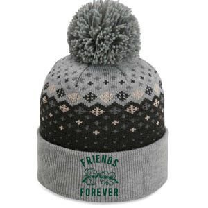 FRIENDS FOREVER BEER AND CLOVER The Baniff Cuffed Pom Beanie