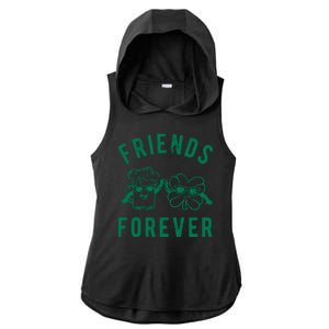 FRIENDS FOREVER BEER AND CLOVER Ladies PosiCharge Tri-Blend Wicking Draft Hoodie Tank